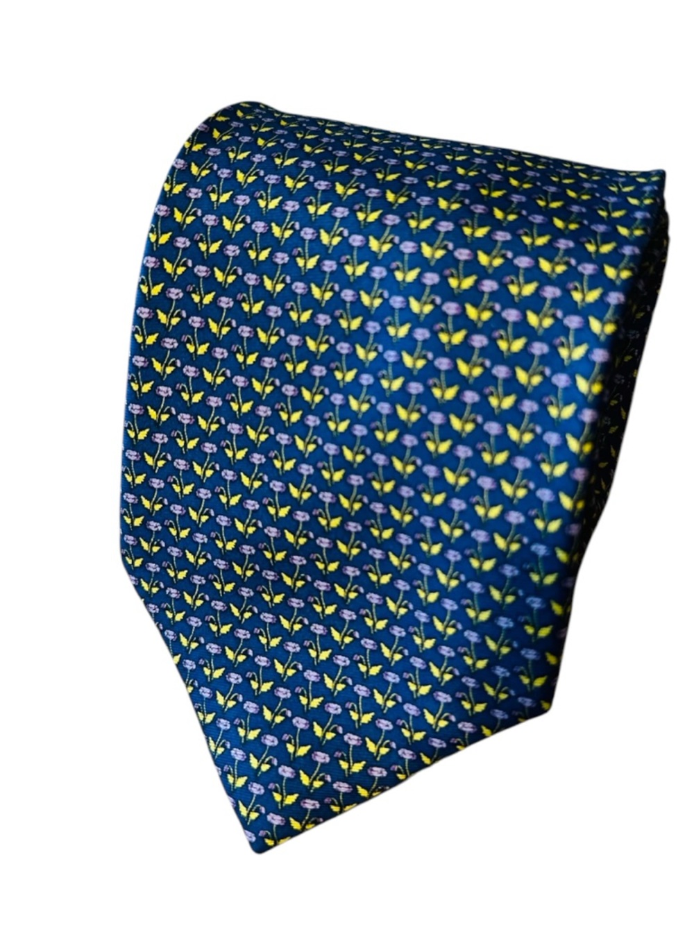 made in italy silk  Luxury Italian Silk Tie Flower Pots Necktie 59" X 3 see pics